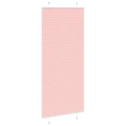 Berkfield Home Pleated Blind Pink 90x200 cm Fabric Width 89.4 cm Polyester - thumbnail 1