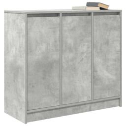 Berkfield Home Sideboard Concrete Grey 85x34x76 cm Engineered Wood - Size: 85 x 34 x 76 cm - thumbnail 4