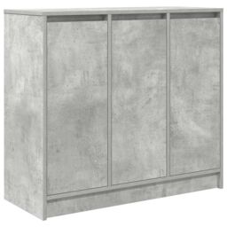 Berkfield Home Sideboard Concrete Grey 85x34x76 cm Engineered Wood - Size: 85 x 34 x 76 cm - thumbnail 2