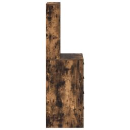 Berkfield Home Highboard Smoked Oak 40x41x135 cm Engineered Wood in Brown - Size: 40 x 41 x 135 cm - thumbnail 7