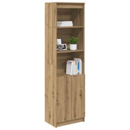 Berkfield Home Highboard Artisan Oak 50x35x180 cm Engineered Wood in Brown - Size: 50 x 35 x 180 cm - thumbnail 4