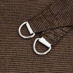 Berkfield Home Sunshade Sail 160 g/m ² Brown 2x5 m HDPE - thumbnail 5