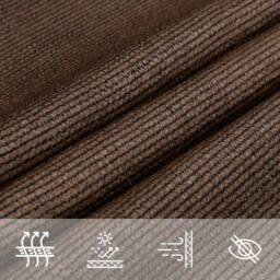 Berkfield Home Sunshade Sail 160 g/m ² Brown 2x5 m HDPE - thumbnail 7
