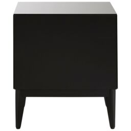 Orsina Spacious 2 Drawer Chest, Stylish Wooden Drawer With Tapered Legs For Decor, Metallic Chest, Delivered Fully Assembled in Grey - thumbnail 4
