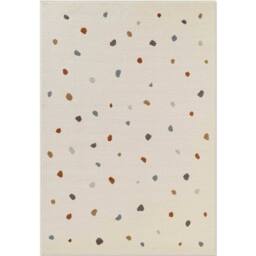 THE RUGS Adventures Kids Rug Funny Dots Polypropylene Low Pile Playroom Rug in Cream - Size: 120 cm x 170 cm - thumbnail 1