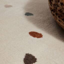 THE RUGS Adventures Kids Rug Funny Dots Polypropylene Low Pile Playroom Rug in Cream - Size: 120 cm x 170 cm - thumbnail 7
