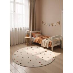 THE RUGS Adventures Kids Rug Funny Dots Polypropylene Low Pile Playroom Rug in Cream - Size: 120 cm x 170 cm - thumbnail 8