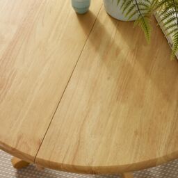 FurnitureboxUK Padstow Rustic Farmhouse Extending Solid Wood Dining Table in Light Oak - thumbnail 3