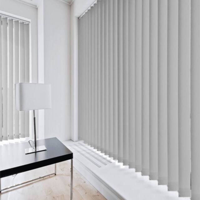 Blinds Outlet Dimout Vertical Blinds in Grey - Size: 210 cm width x 140 cm drop - image 1