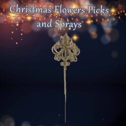 VFM e-Store Christmas Pendent Lamp Spray Decoration 48cm x 14cm Cream X 1 - Size: 48 cm x 14 cm - thumbnail 3