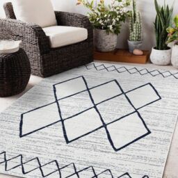 RugsX Color Rug in White - Size: 140 cm x 200 cm - thumbnail 4