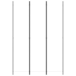 Berkfield Home Durable 3-Panel Room Divider White 150x220 cm Fabric - thumbnail 1