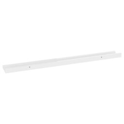 Berkfield Home Wall Shelves 2 pcs High Gloss White 80x9x3 cm - Size: 80 x 9 x 3 cm - thumbnail 5
