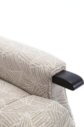 More4Homes Ashfield Electric Fabric Dual Motor Rise Recliner Lift Mobility Chair in Cream - thumbnail 4