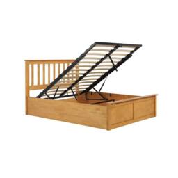 Birlea Phoenix Ottoman Storage Bed Frame in Brown - Size: Single - thumbnail 8