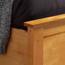 Birlea Phoenix Ottoman Storage Bed Frame in Brown - Size: Single - thumbnail 5