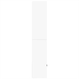 Berkfield Home Bookcase White 70x36x189 cm Engineered Wood - Size: 70 x 36 x 189 cm - thumbnail 4