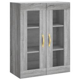 Berkfield Home Highboard Grey Sonoma 69.5x34x180 cm Engineered Wood - thumbnail 5