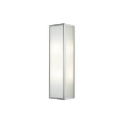 Netlighting Flow 2 Light Bathroom Wall Light Chrome IP44 E27 Special Offer in Grey