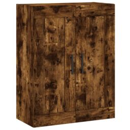 Berkfield Home Highboard Smoked Oak 69.5x34x180 cm Engineered Wood in Brown - thumbnail 5
