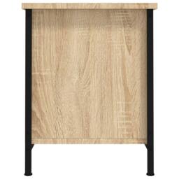 Berkfield Home TV Cabinet with Doors Sonoma Oak 60x35x45 cm Engineered Wood in Tan - Size: 60 x 35 x 45 cm - thumbnail 7
