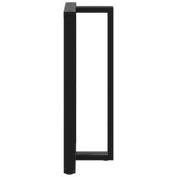 Berkfield Home Bar Table Legs T-Shaped¬†2 pcs Black 60x35x(110-111) cm Steel - thumbnail 5