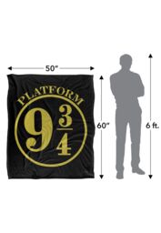 Warner Brothers Harry Potter 9 3 4 Blanket 152 x 127 cm in White - thumbnail 5