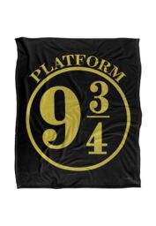 Warner Brothers Harry Potter 9 3 4 Blanket 152 x 127 cm in White - thumbnail 1