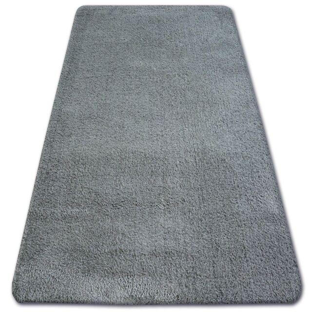 RugsX Micro Shaggy Rug in Grey - Size: 80 cm x 150 cm - image 1