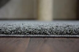 RugsX Micro Shaggy Rug in Grey - Size: 80 cm x 150 cm - thumbnail 5