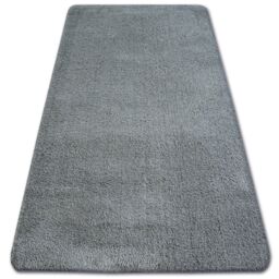 RugsX Micro Shaggy Rug in Grey - Size: 80 cm x 150 cm - thumbnail 1