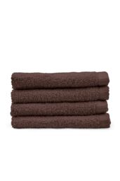 Catherine Lansfield 'Quick Dry' Face Cloth 4 Pack in Chocolate - thumbnail 3