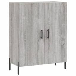 Berkfield Home Highboard Grey Sonoma 69.5x34x180 cm Engineered Wood - thumbnail 7