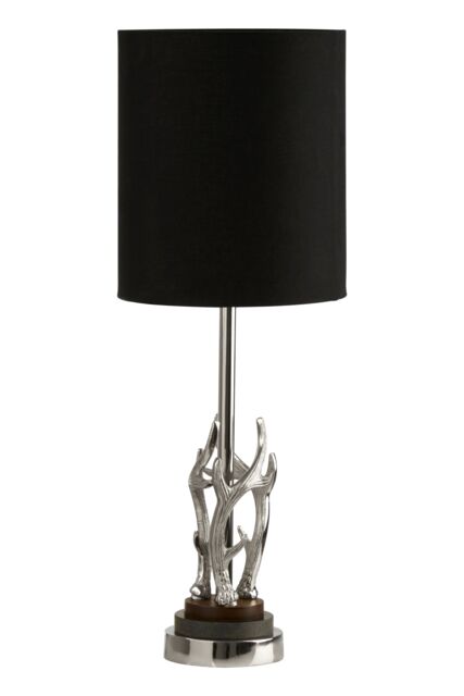 Orsina Antler & Marble Base Table Lamp, Christmas Theme Table Lamp for Study Table, Side Table, Black Table Lamp - image 1