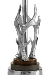 Orsina Antler & Marble Base Table Lamp, Christmas Theme Table Lamp for Study Table, Side Table, Black Table Lamp - thumbnail 3