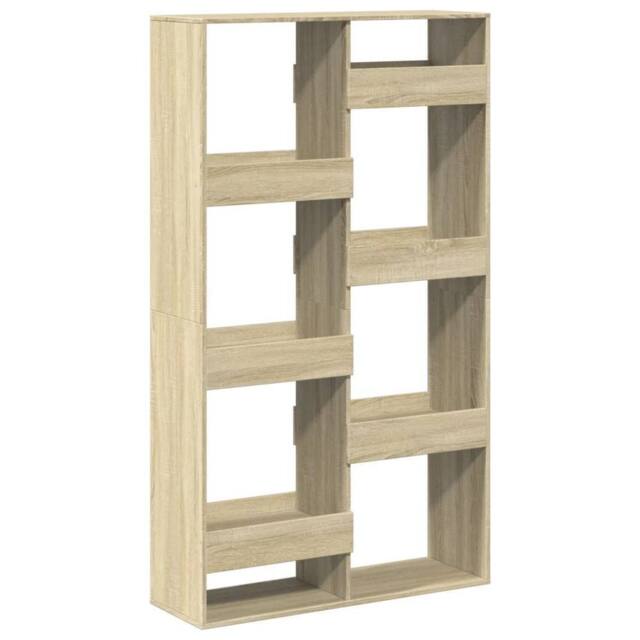 Berkfield Home Room Divider Sonoma Oak 100x33x175 cm Engineered Wood in Light Brown - Size: 100 x 33 x 175 cm - image 1