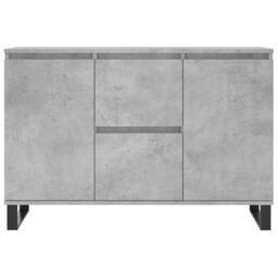 Berkfield Home Sideboard Concrete Grey 104x35x70 cm Engineered Wood - Size: 104 x 35 x 70 cm - thumbnail 5
