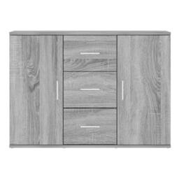 Berkfield Home Sideboard Grey Sonoma 91x29.5x65 cm Engineered Wood - thumbnail 6