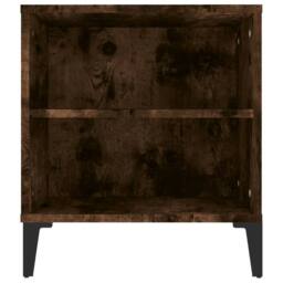 Berkfield Home TV Cabinet Smoked Oak 102x44.5x50 cm Engineered Wood in Brown - thumbnail 8
