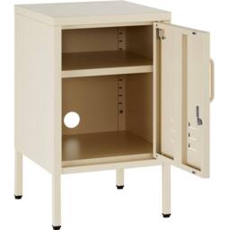 tectake Bedside Table in Cream - thumbnail 4