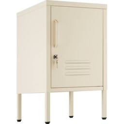 tectake Bedside Table in Cream - thumbnail 9