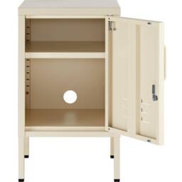 tectake Bedside Table in Cream - thumbnail 3