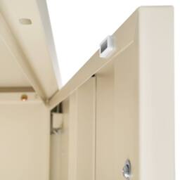 tectake Bedside Table in Cream - thumbnail 6