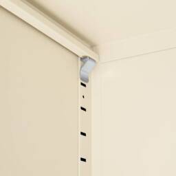 tectake Bedside Table in Cream - thumbnail 7