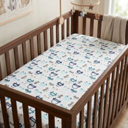 Smart Living Soft & Breathable Nursery Cars Cotton Crib Sheet - thumbnail 2