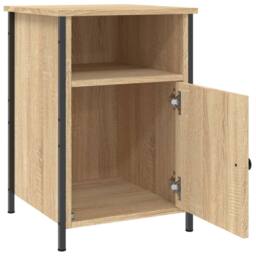 Berkfield Home Bedside Cabinets 2 pcs Sonoma Oak 40x42x60 cm Engineered Wood in Brown - Size: 40 x 42 x 60 cm - thumbnail 7