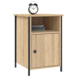 Berkfield Home Bedside Cabinets 2 pcs Sonoma Oak 40x42x60 cm Engineered Wood in Brown - Size: 40 x 42 x 60 cm - thumbnail 3