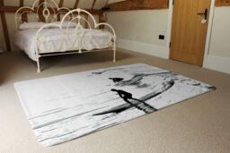 Benjamin Tate Design Surfers Designer Rug in Natural - Size: Large - thumbnail 3