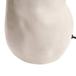 Wyld and Coco Beige Ceramic Floor Lamp - Tilt-Adjust Fabric Shade - thumbnail 7