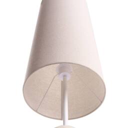 Wyld and Coco Beige Ceramic Floor Lamp - Tilt-Adjust Fabric Shade - thumbnail 5